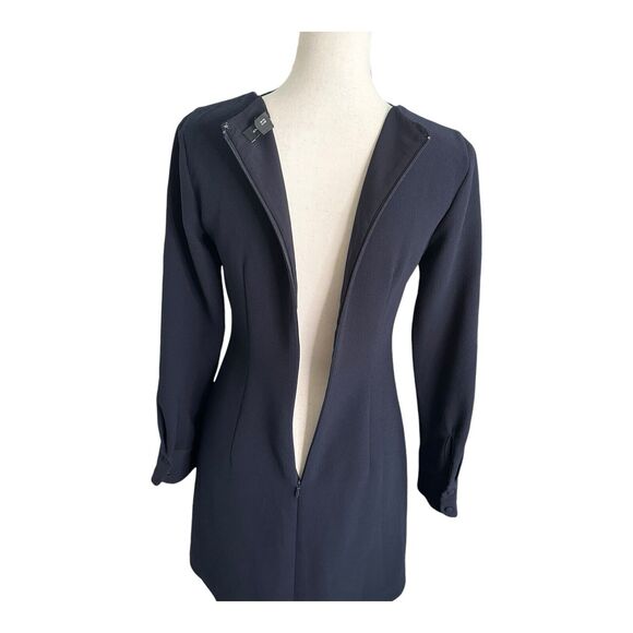 Club Monaco Women Button AccentsBlack Mini Dress Size 00 - Picture 6 of 16